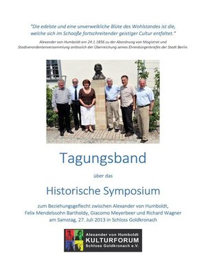cover image of Tagungsband über das Historische Symposium